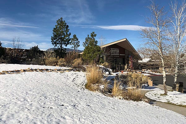 Buffalo Bill Center of the West in winter.