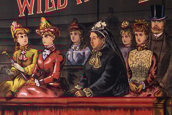 Fig. 6: "Brilliantly attired fair ladies." Detail of 1.69.6354
