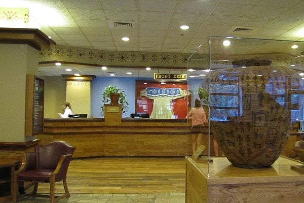 American Indian Basket at Check-in