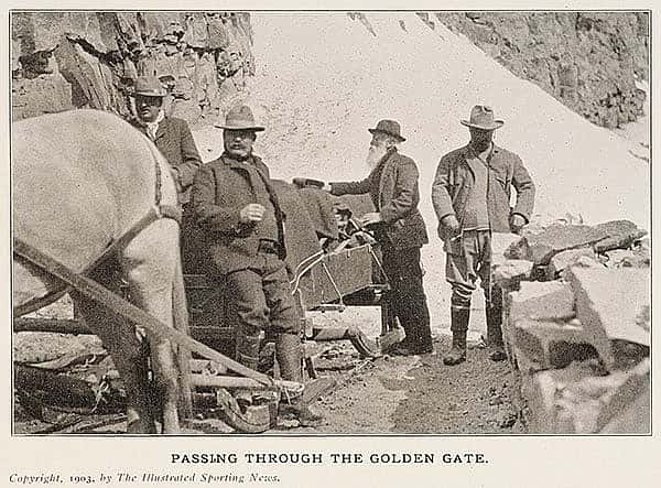 Passing through the Golden Gate. 1903, The Illustrated Spring News.