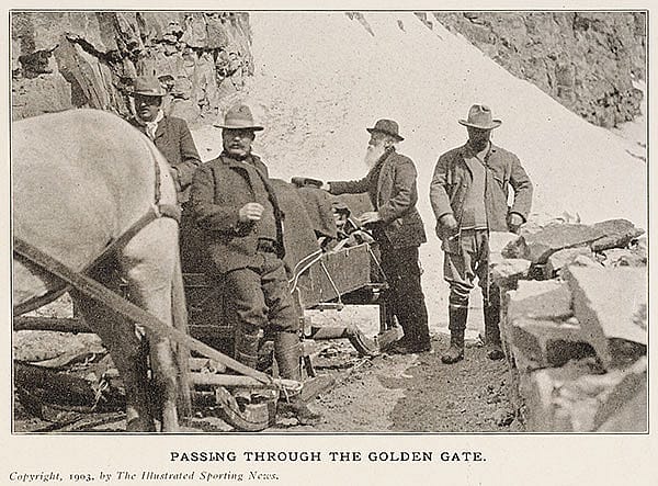 Passing through the Golden Gate. 1903, The Illustrated Spring News.