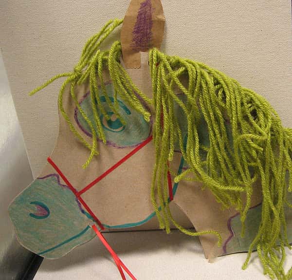 Art-in-the-Garden stick pony