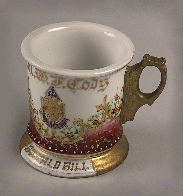A Treasure from Our West: Buffalo Bill's shaving mug. 1.69.144