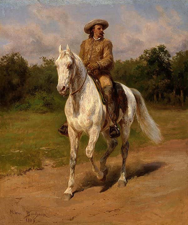 Rosa Bonheur (1822-1899). "Col. William F. Cody, 1889." Given in Memory of William R. Coe and Mai Rogers Coe. 8.66