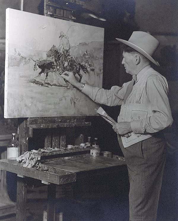 Frank Tenney Johnson studio portrait. P.72.191