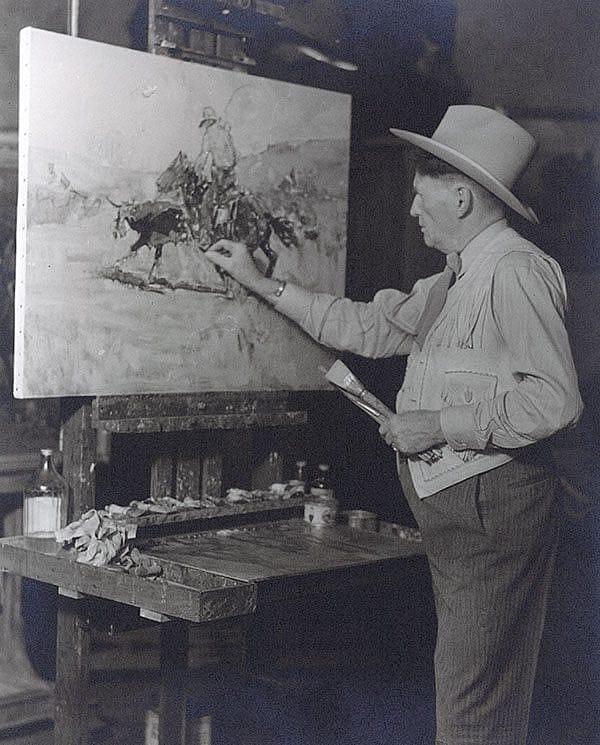 Frank Tenney Johnson studio portrait. P.72.191