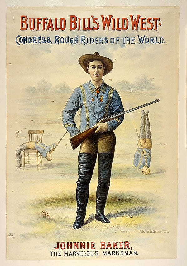 Johnnie Baker, 1893. "Adopted son of Buffalo Bill." Gift of the Coe Foundation. 1.69.18