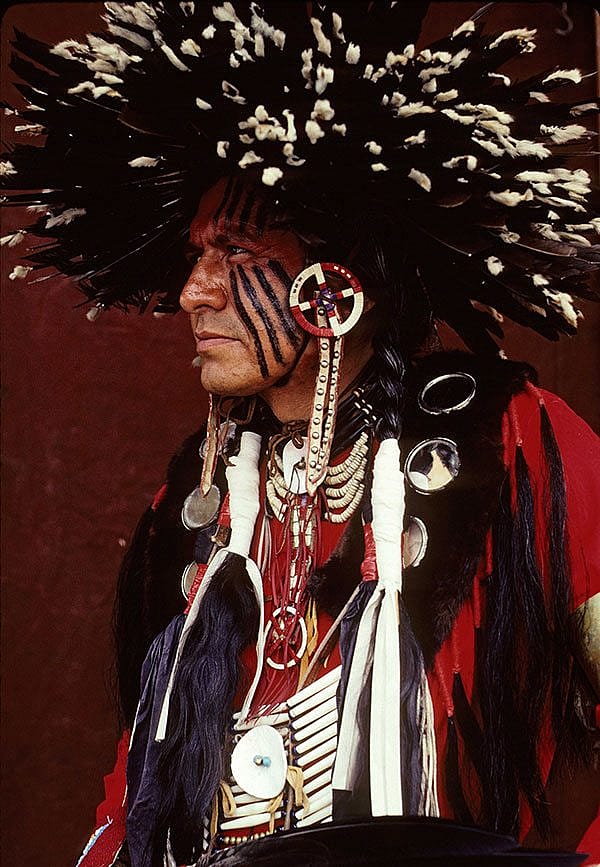 Ken Blackbird's "Gordon Tootoosis, Ft. Belknap, Montana, 1986. MS 426 Ken Blackbird Photograph Collection, McCracken Research Library. P.426.02603