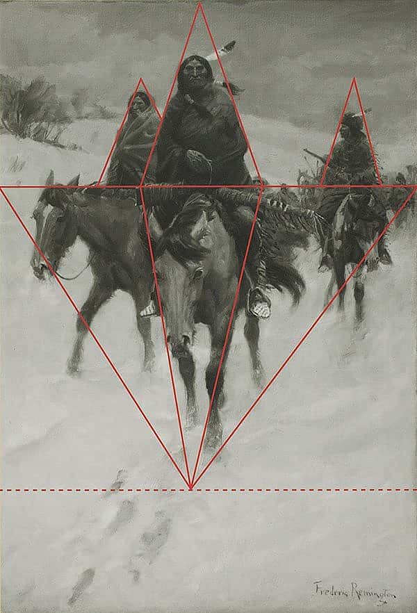 Illustration 3: The most powerful compositional device is the triangle.