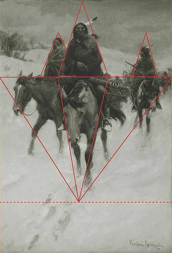 Illustration 3: The most powerful compositional device is the triangle.
