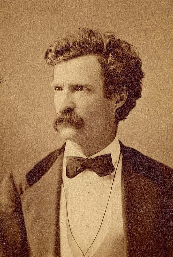 Samuel Clemens, also known as "Mark Twain," date unknown. Mark Twain Archive, Elmira College, New York.