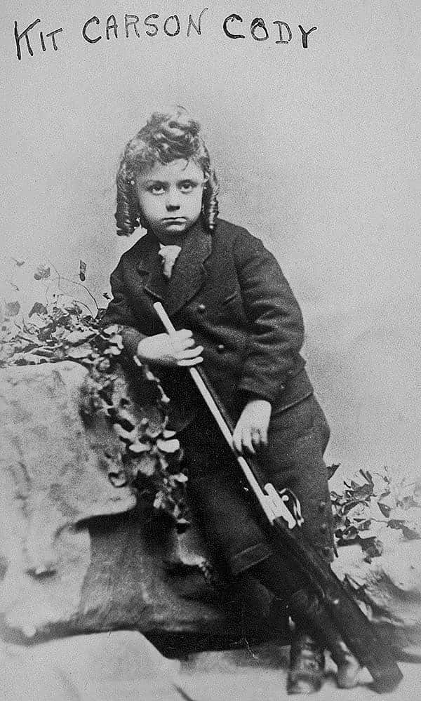 Kit Carson Cody shortly before his death in April 1876. MS 6 William F. Cody Collection, McCracken Research Library. P.69.194