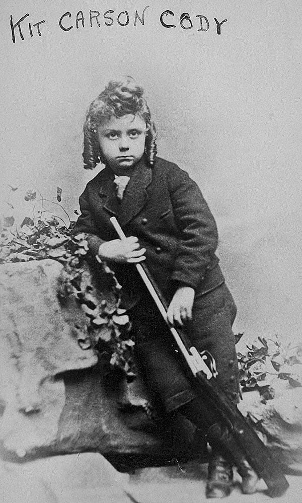 Kit Carson Cody shortly before his death in April 1876. MS 6 William F. Cody Collection. P.69.194
