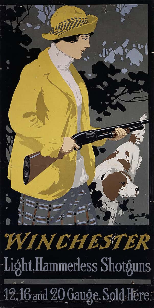 Winchester poster, 1912-1913. Gift of Olin Corporation, Winchester Collection. 1988.8.2925
