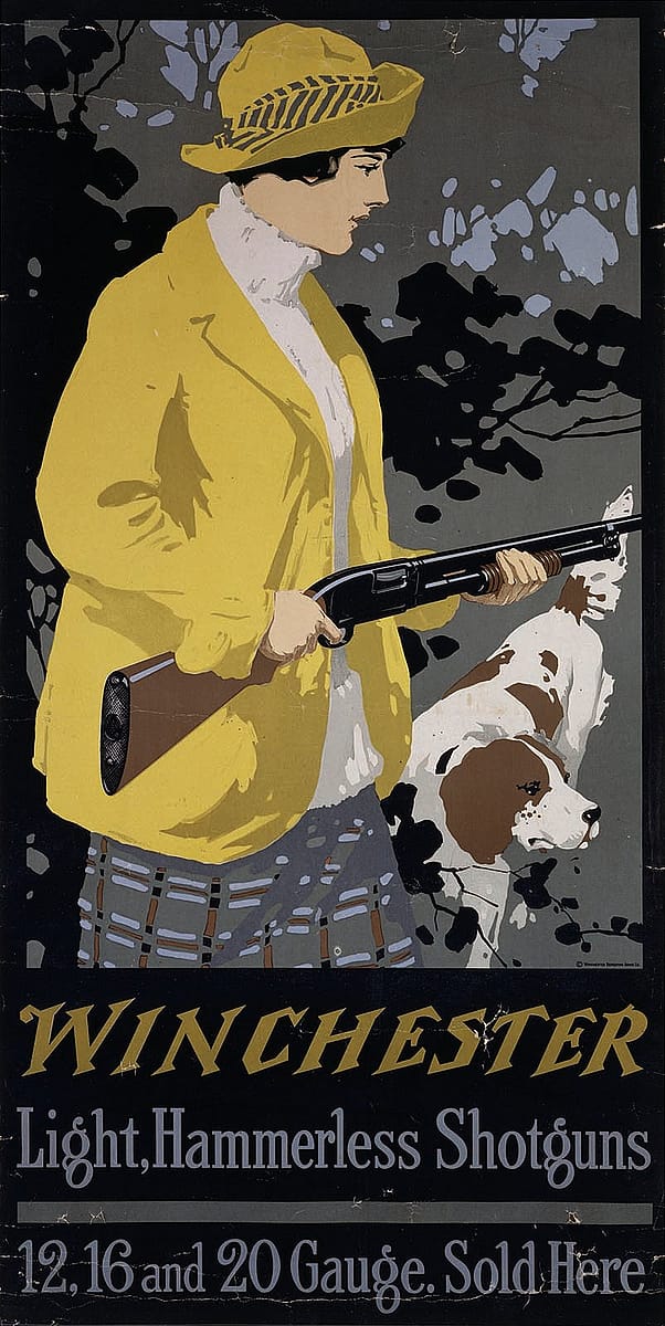 Winchester poster, 1912-1913. Gift of Olin Corporation, Winchester Collection. 1988.8.2925