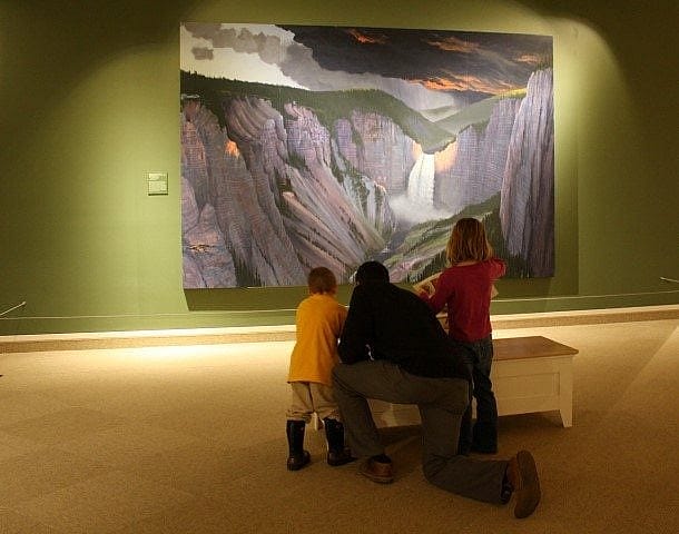 Families look at art in a whole new way