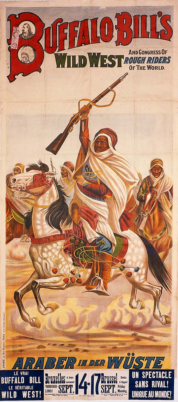 Buffalo Bill's Wild West poster: Arabs, ca. 1890, Original Buffalo Bill Museum Collection,1.69.2705