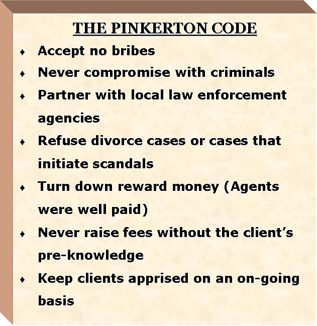 Pinkerton code
