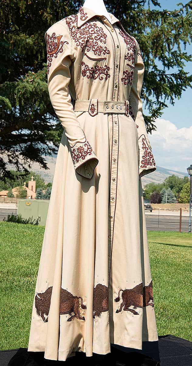 Patrons Ball Silent Auction: Western dress by Manuel