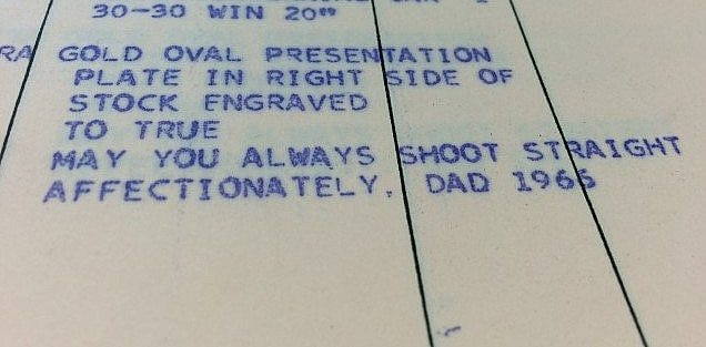 This is one of my favorite engravings. A message from father to child.