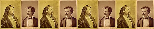 Buffalo Bill and Mark Twain. (BB - P.69.544)