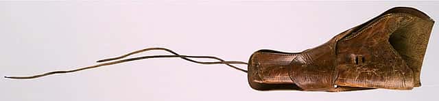 Rawhide open top holster, ca. 1900. 1.69.734