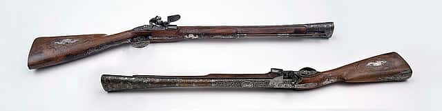 Blunderbuss, ca.1760. Tula Arsenal. Presented to Louis XV of France by Catherine the Great of Russia. Museum Purchase, partially funded by the James H. Woods Foundation. 1986.16.1