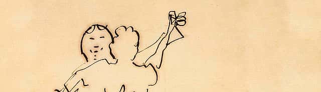 Frederic Remington (1861 – 1909). The Big Things, August 14, 1899. Pen and ink on paper. Buffalo Bill Museum Association Purchase. 78.69