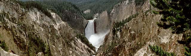 Lower Falls of the Yellowstone. CR Preston Photo.