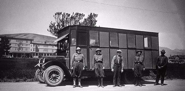 1924 Motorhome in Yellowstone National Park