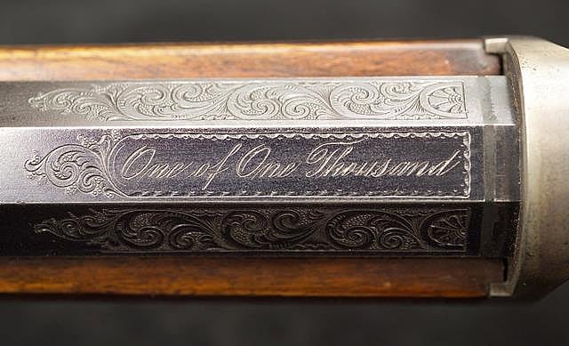 1988.8.192 Winchester 1873 1 of 1000 breech markings