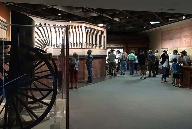 Pictured here are recent visitors to the Cody Firearms Museum pre-renovation. They are sure to marvel on their return visit to the "new" CFM.