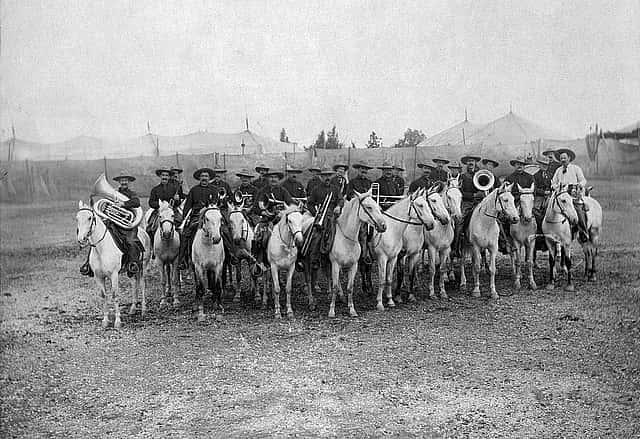 Buffalo Bill's Cowboy Band. MS 6 William F. Cody Collection, McCracken Research Library. P.6.1774