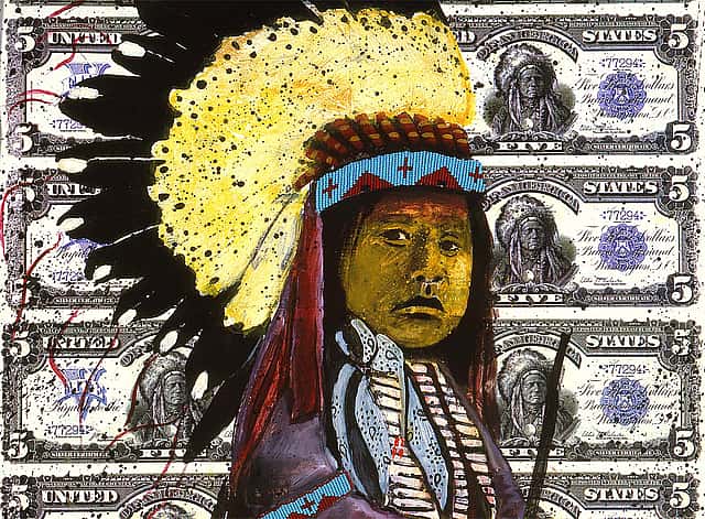 Stan Natchez (b. 1954). Money, ca. 1994. Mixed media. Gift of Janis and Wiley T. Buchanan III. 9.02 (detail)