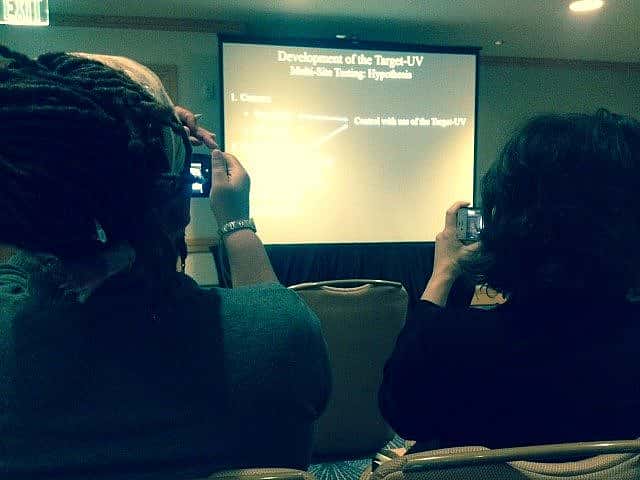 McGlinchey Sexton audience taking notes with their phones