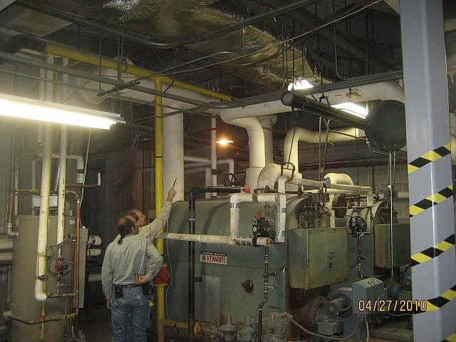 Phil and his engineering consultant say farewell to those old boilers.