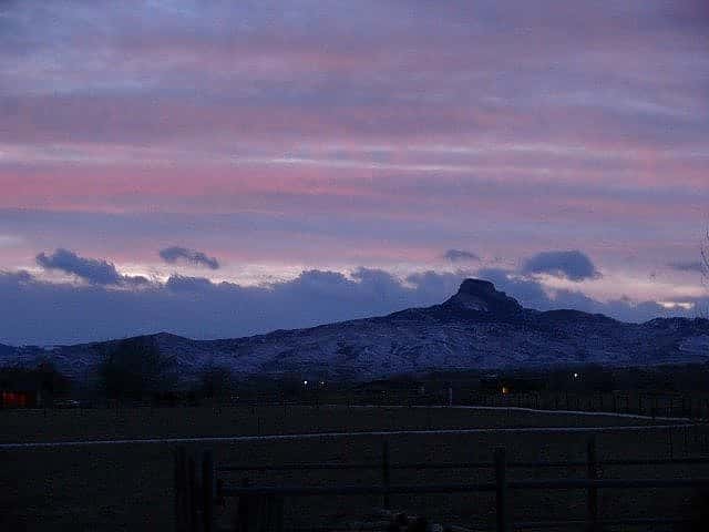 Heart Mountain Sunset