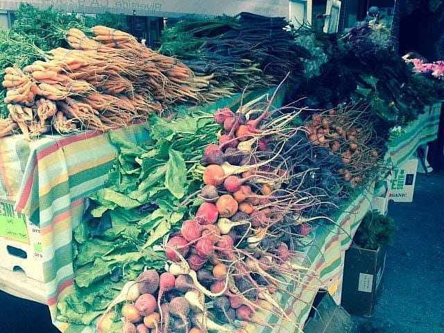 San Francisco Farmer's Market colors