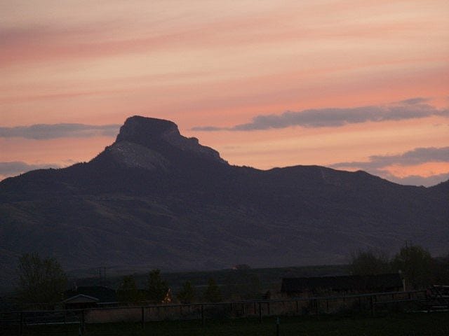 Heart Mountain Evening