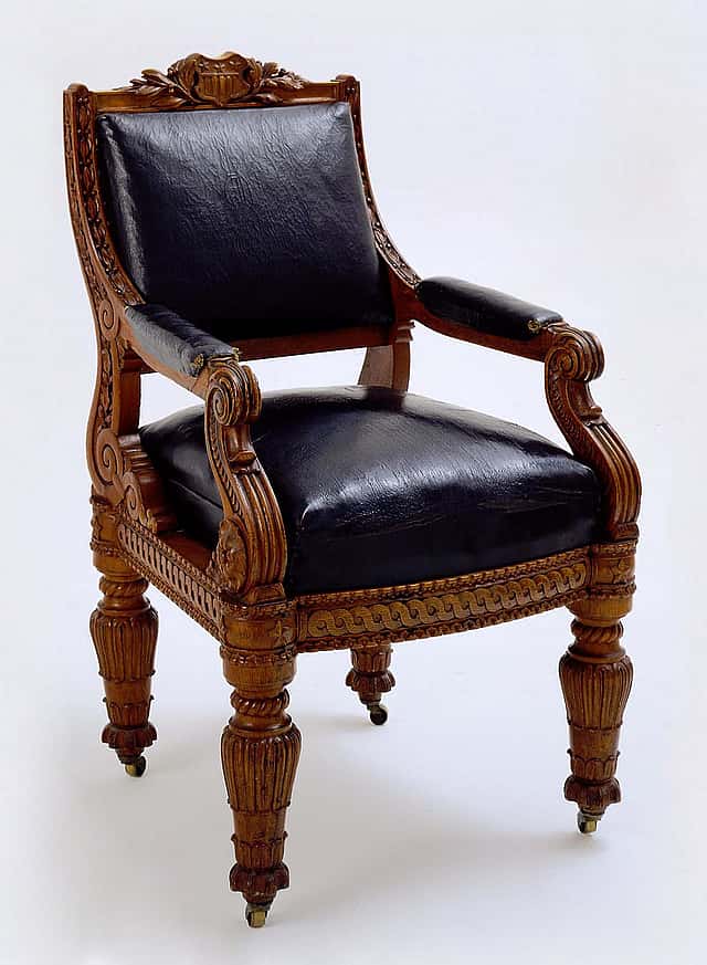George Beck's House of Representatives chair, ca. 1856. 1.69.2163