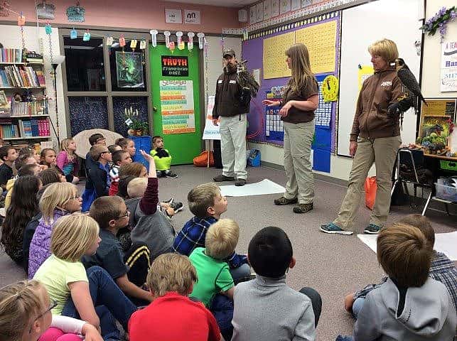 "Birds Are Dinosaurs" program at Livingston Elementary School