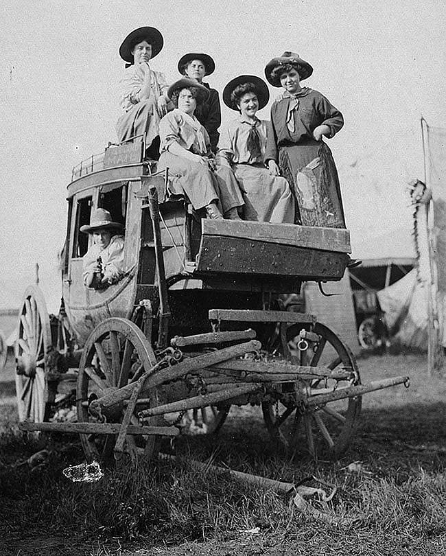 A Treasure from Our West: Wild West cowgirls. P.69.903