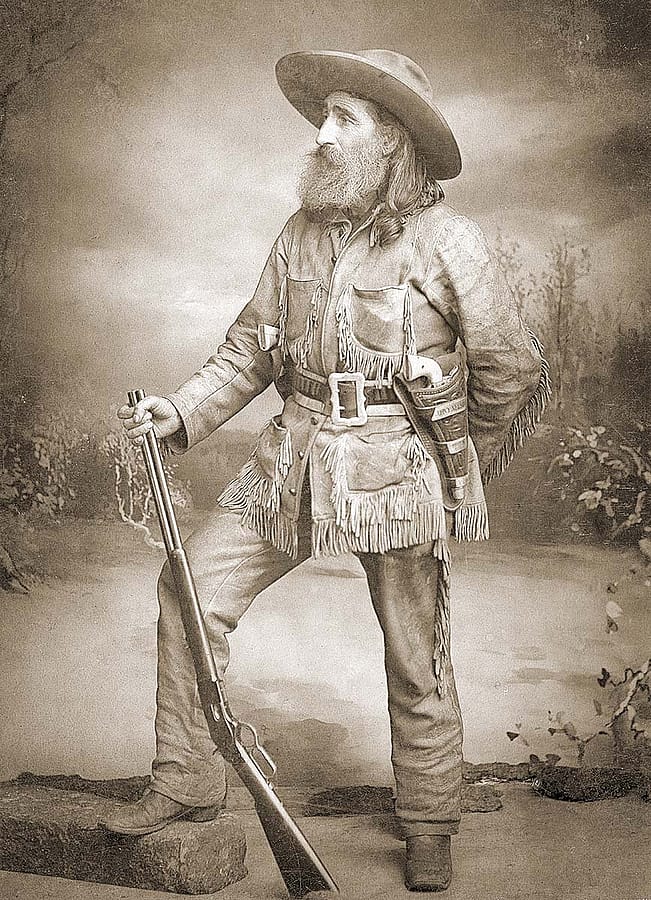John Nelson, ca. 1887. Scout, interpreter, and guide, Buffalo Bill's Wild West. MS 6 William F. Cody Collection, McCracken Research Library. P.6.44