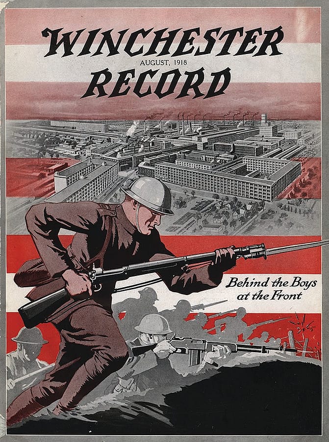 Winchester Record, August 1918. Gift of the Olin Corporation. Winchester Arms Collection. WR1918.V1.01.000
