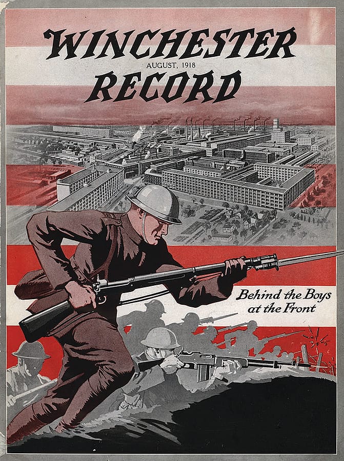Winchester Record, August 1918. Gift of the Olin Corporation. Winchester Arms Collection. WR1918.V1.01.000