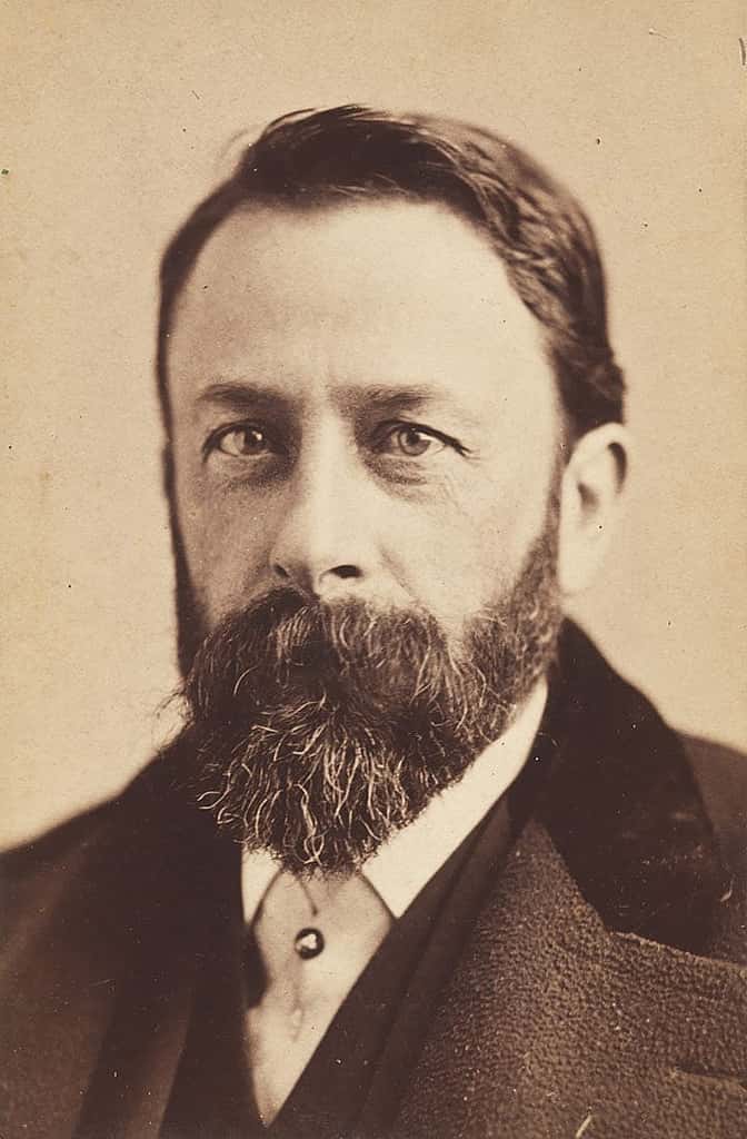 Napoleon Sarony, Portrait of Albert Bierstadt, ca. 1870. Albumen silver print. National Portrait Gallery, Smithsonian Institution, Washington, DC. Gift of Larry J. West.
