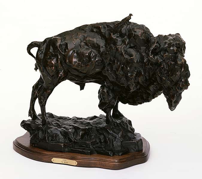T.D. Kelsey (b. 1946). "C.E.O.," 1998. Cast 1/5. Bronze, 16 x 22 x 10.5 inches. Sidni A. Kelsey Collection donated by her loving husband. 13.06.52