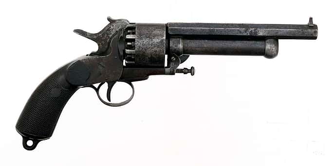 LeMat Revolver. Gift of Olin Corporation, Winchester Arms Collection. 1988.8.2527