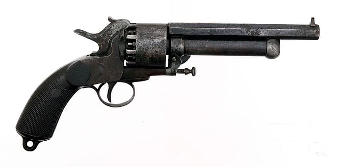 LeMat Revolver. Gift of Olin Corporation, Winchester Arms Collection. 1988.8.2527