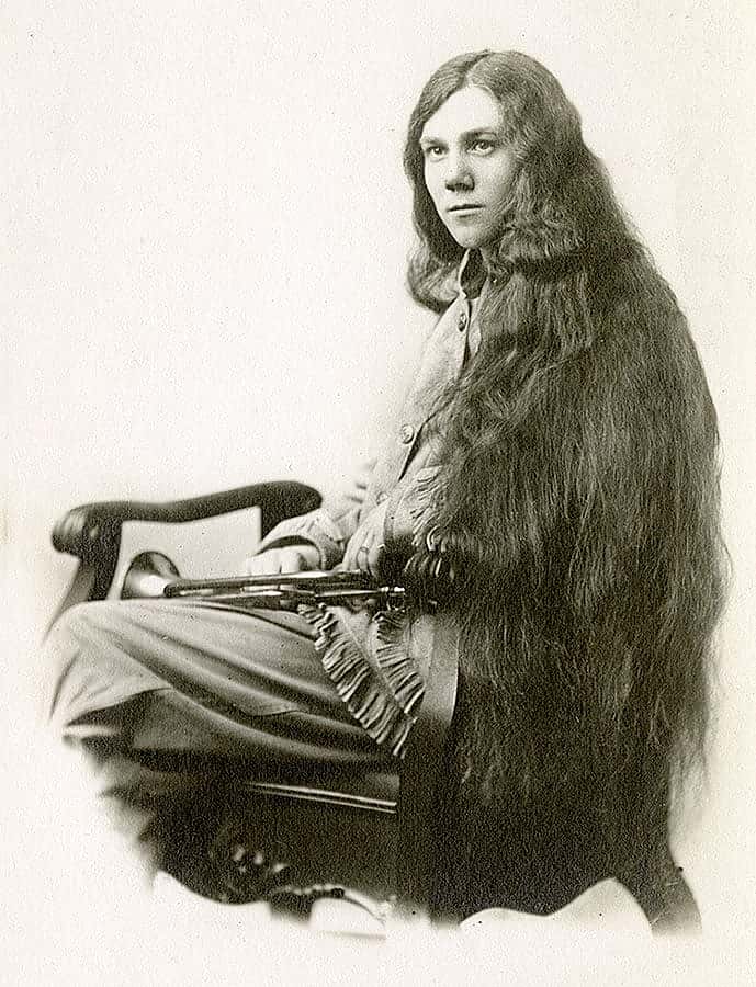 Cody Bell as Wild West sideshow performer, 1912. MS 294 Bell Family Collection. P.294.26